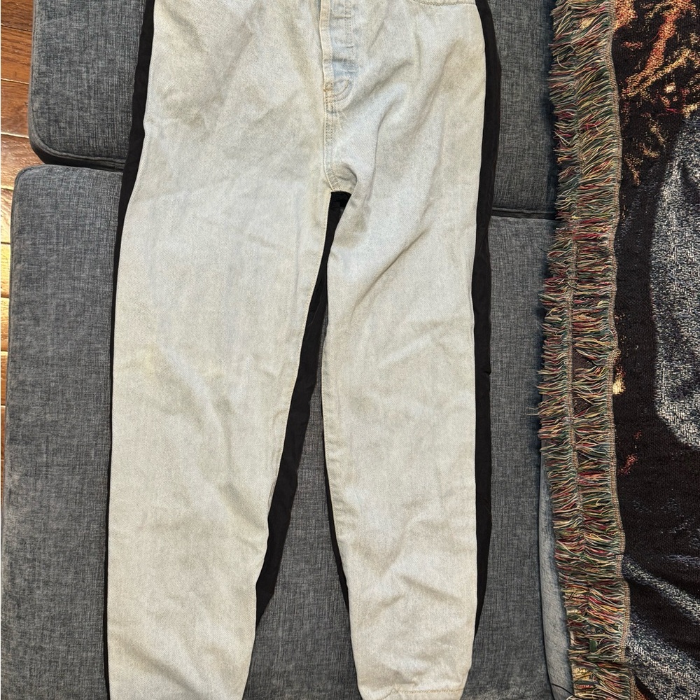 Jean and Black Pants